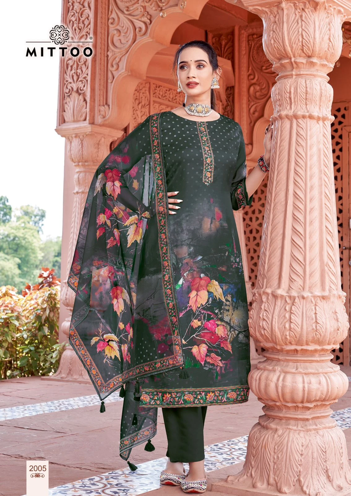 Mittoo Nihar Satin Print Wholesale Readymade Salwar Suit Catalog — Wholesale Readymade Suit, Mittoo wholesale from Surat - Gallery Image 4